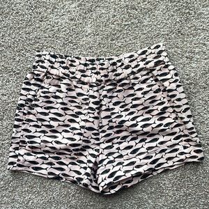 J Crew Fish Pattern Shorts